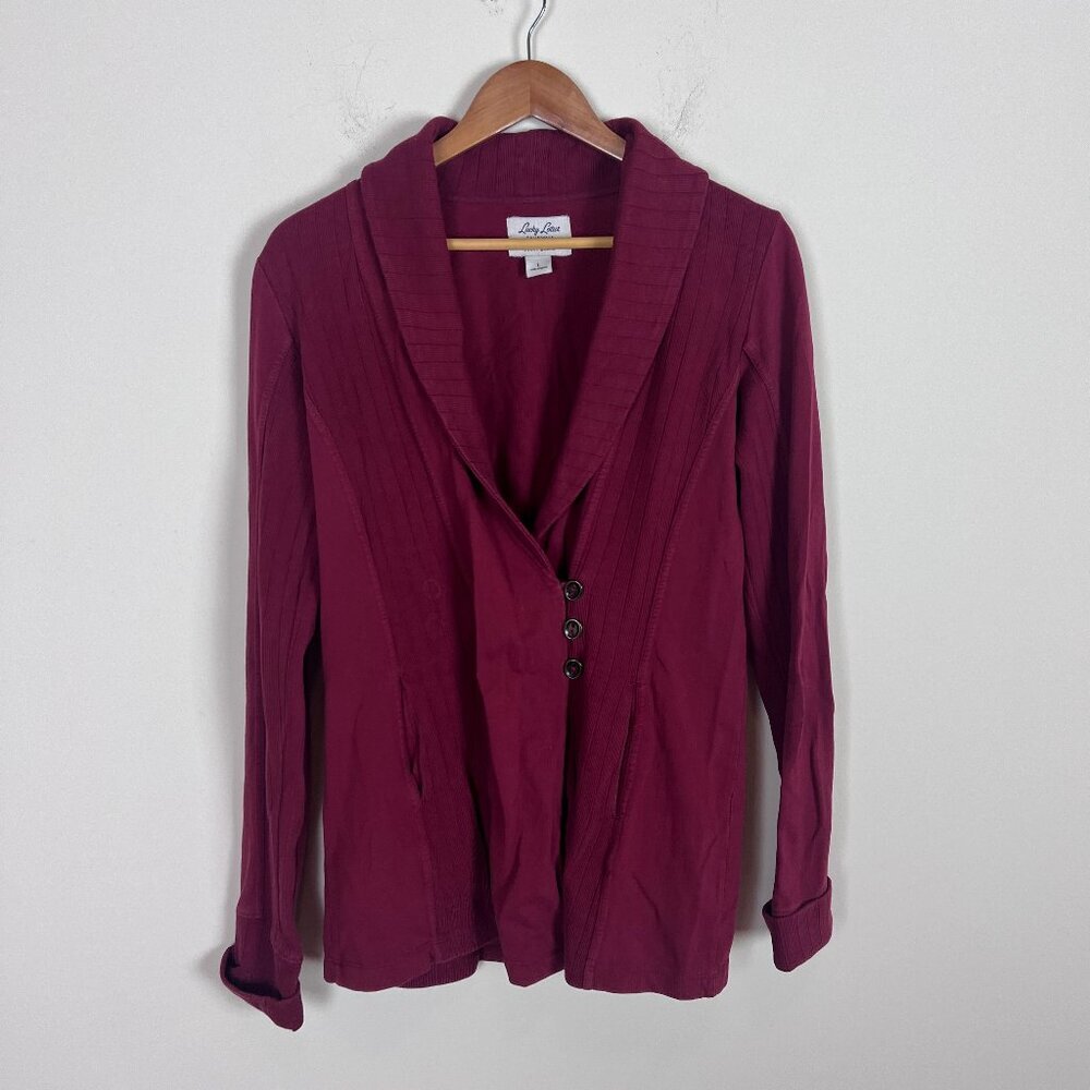 2/$30 Lucky Lotus Jacket L